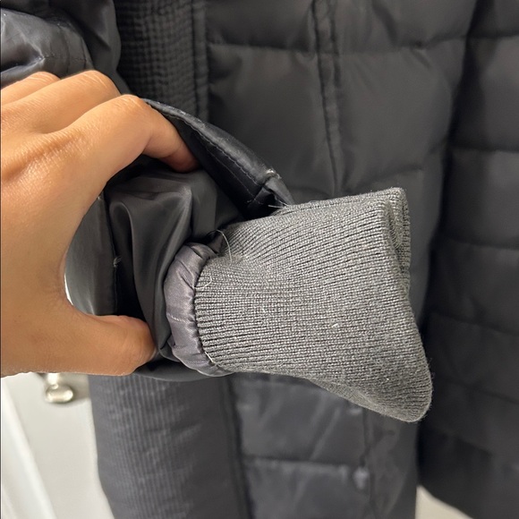 Michael Kors Charcoal Quilted Coat - Picture 7 of 8